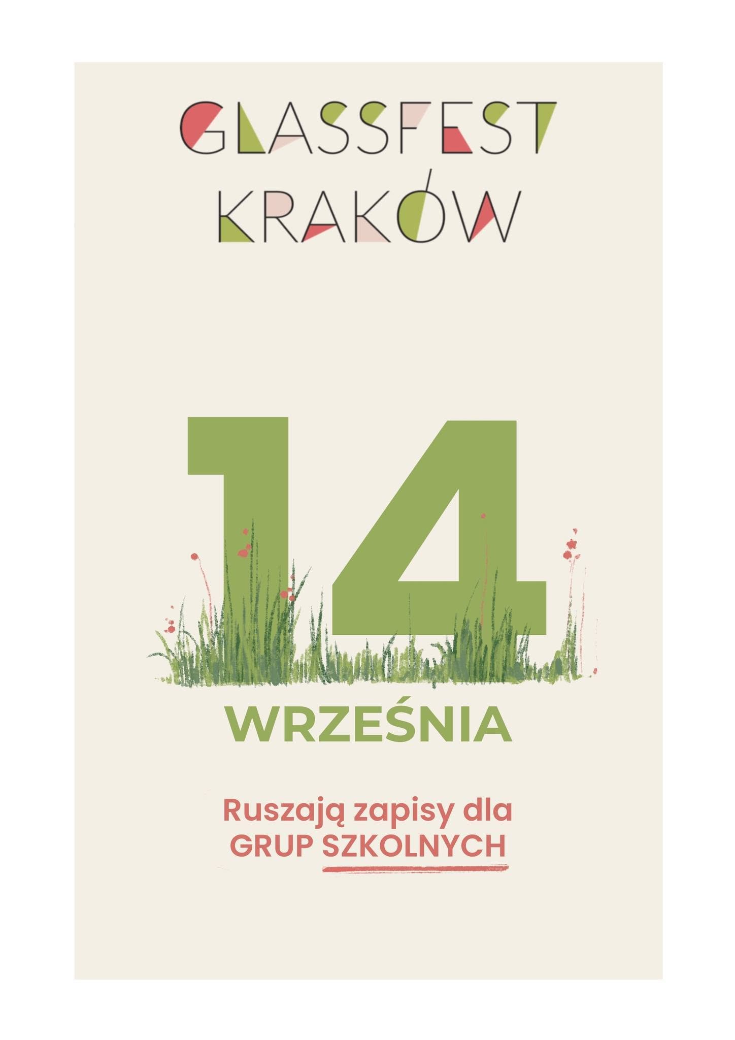 Zapisy dla szkół na zajęcia w ramach GlassFest Kraków 2026